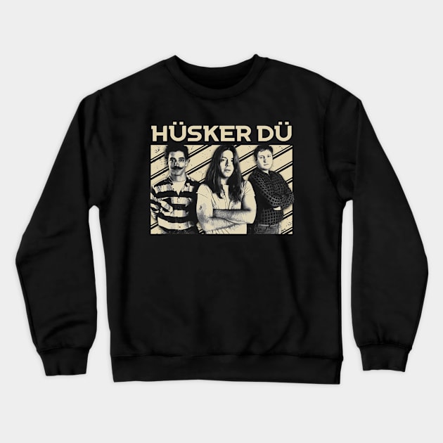 Spotlight On Grant Hart Husker Du's Heartbeat Unveiled Crewneck Sweatshirt by Insect Exoskeleton